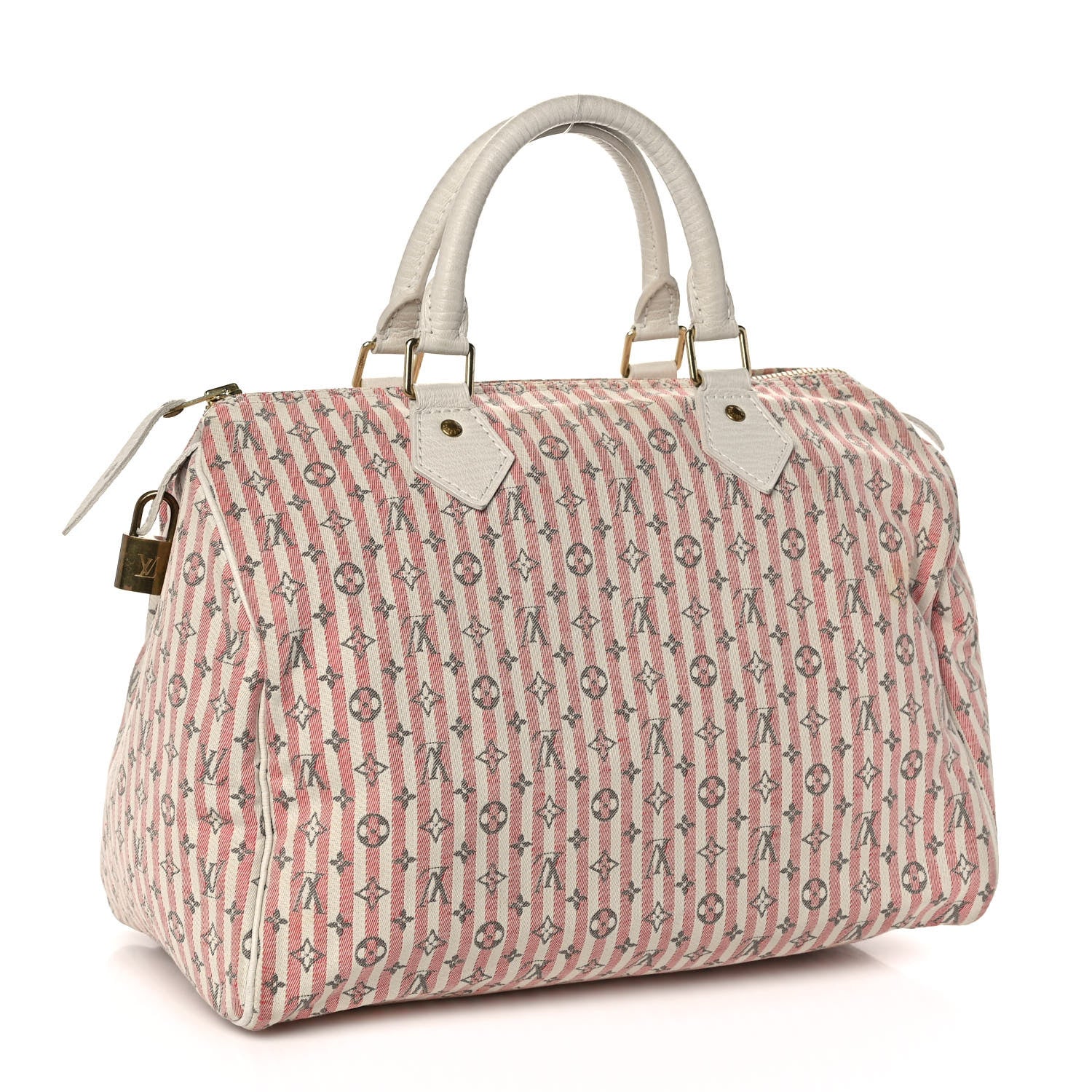 Louis Vuitton Mini Lin Croisette Speedy 30 Rouge 3 of 10