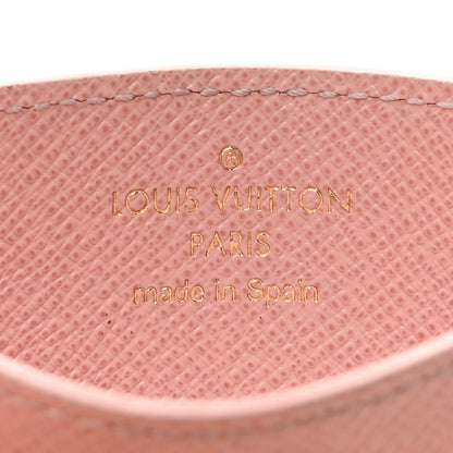 Louis Vuitton Damier Azur Daily Card Holder Rose Ballerine 6 of 12
