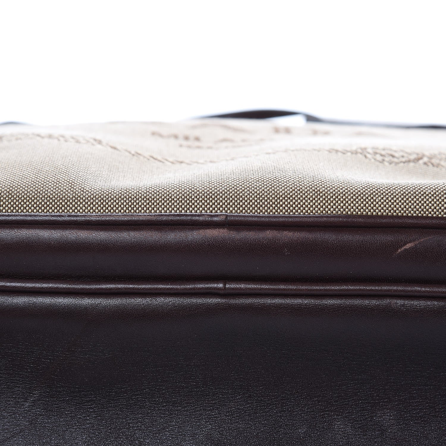 Prada Jacquard Logo Bauletto Corda Moro 14 of 18