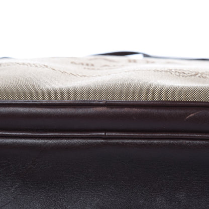 Prada Jacquard Logo Bauletto Corda Moro 14 of 18