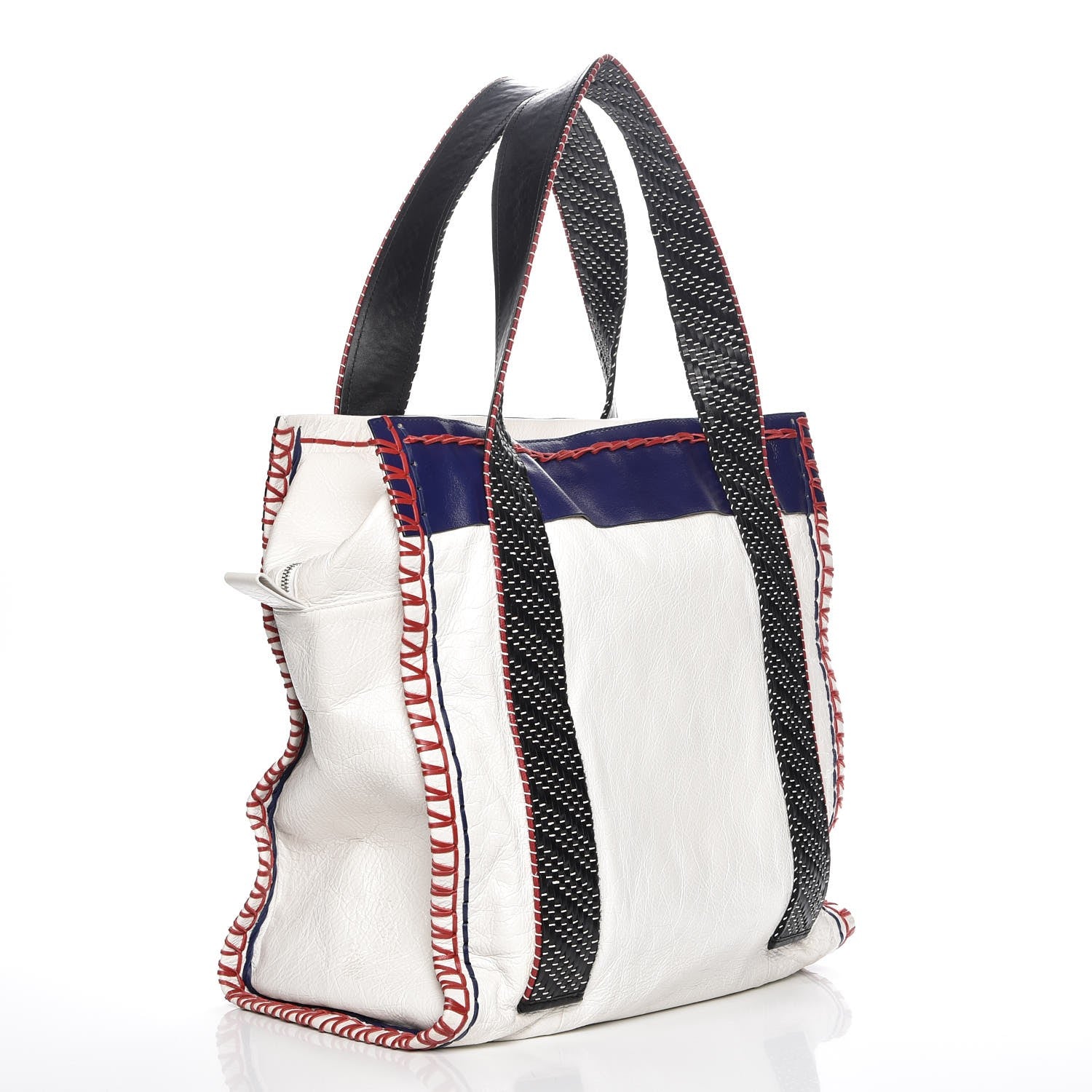 Balenciaga Agneau Arena Medium Scaffold Shopper Tote 3 of 8