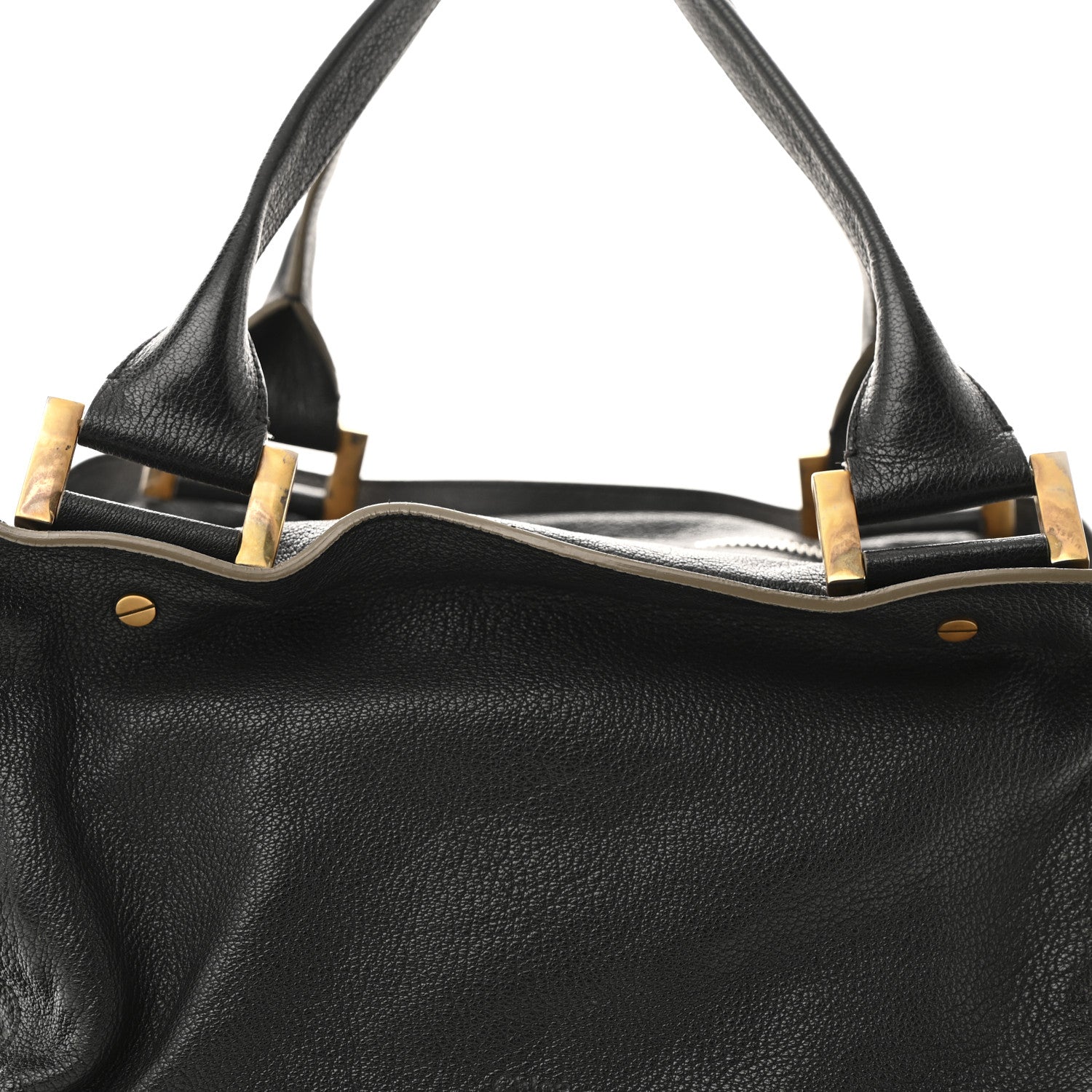 Chloe Goatskin Large Dalston Satchel Black 7 of 16