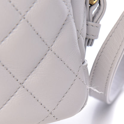 Chanel Calfskin Quilted Small Urban Spirit Backpack Light Grey 11 of 13