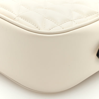 Gucci Calfskin Matelasse Aria Small GG Marmont Chain Shoulder Bag Mystic White 9 of 9