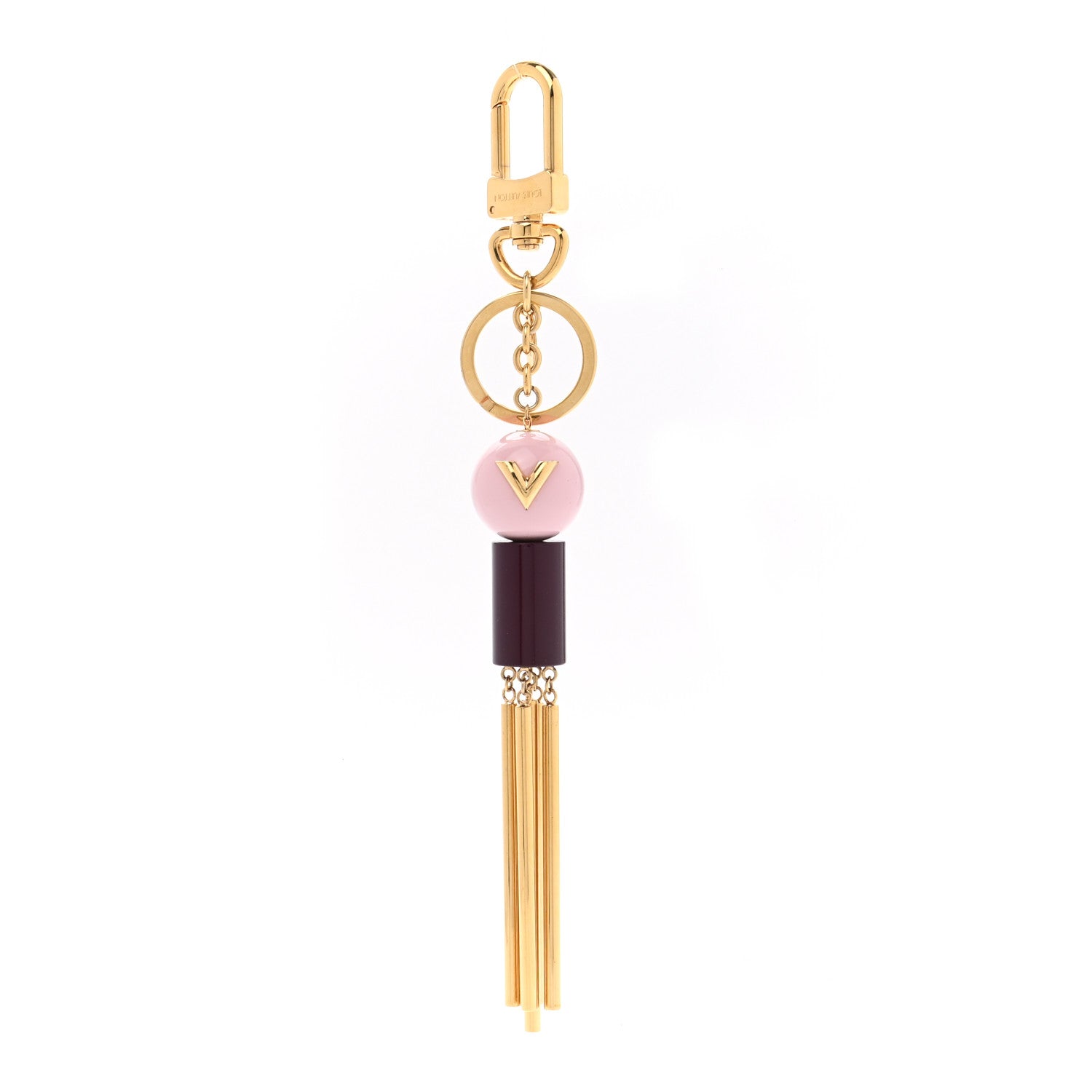 Louis Vuitton Tassel Bag Charm Pink Purple 1 of 4