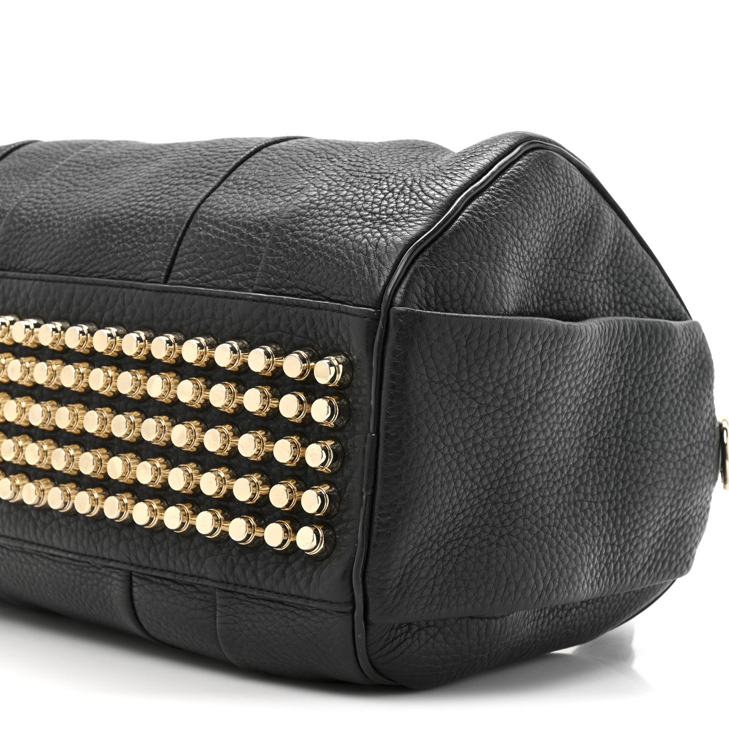 Alexander Wang Pebbled Lambskin Rocco Black Pale Gold Hardware 8 of 11