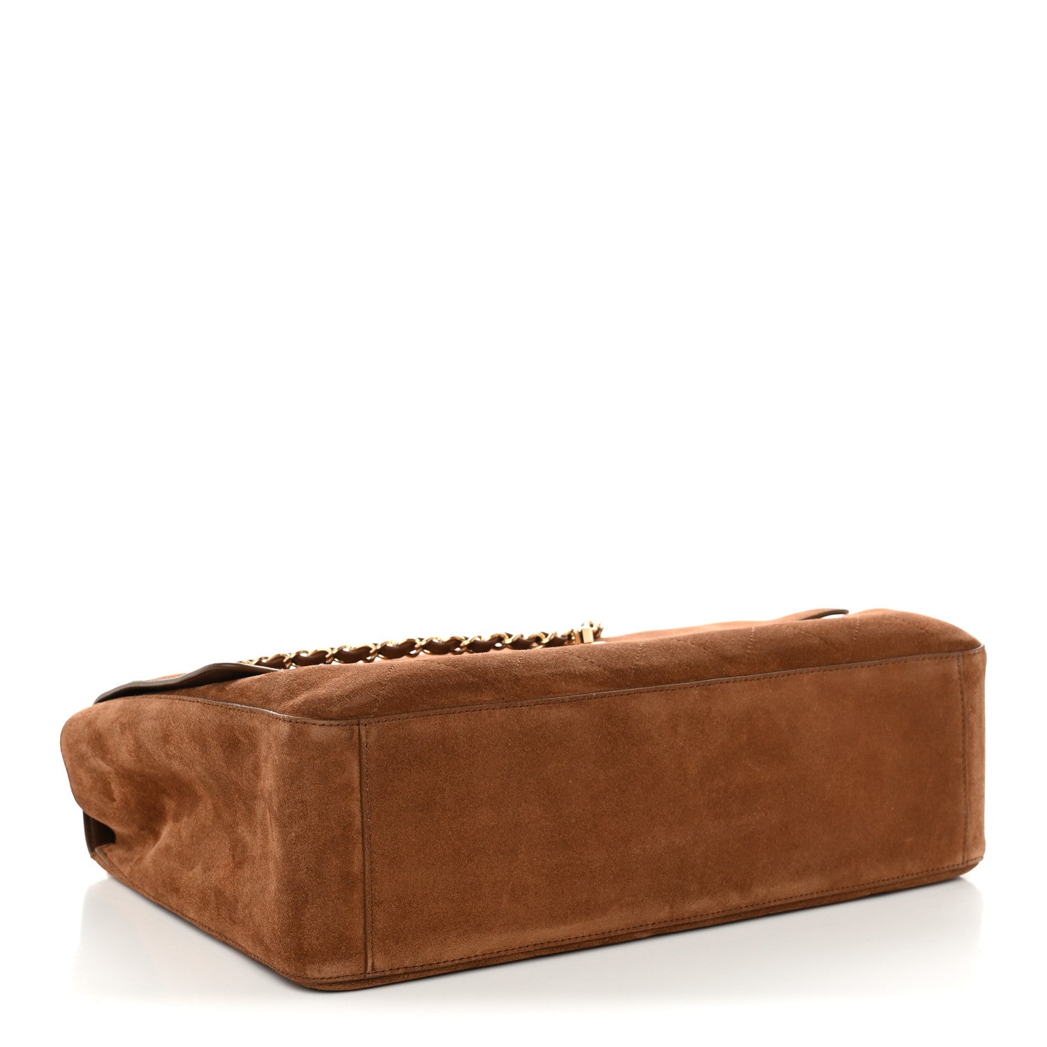 Chanel Suede Calfskin Souplissimo Maxi Flap Camel 4 of 11