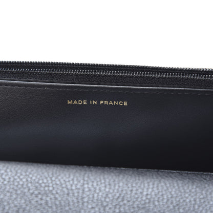 Chanel Calfskin Crochet 19 Wallet On Chain WOC Black 8 of 13