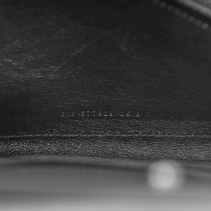 Saint Laurent Grain De Poudre Monogram Chain Wallet Black 8 of 8