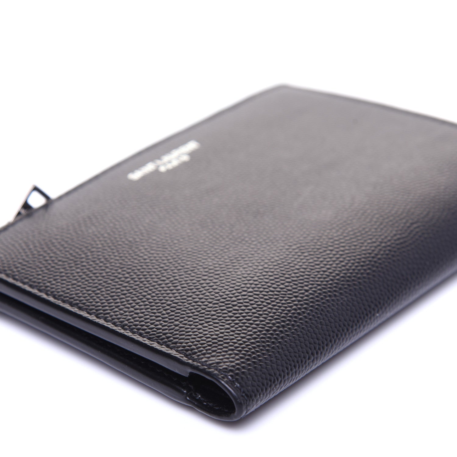 Saint Laurent Grain De Poudre Zipped Card Case Black 4 of 10