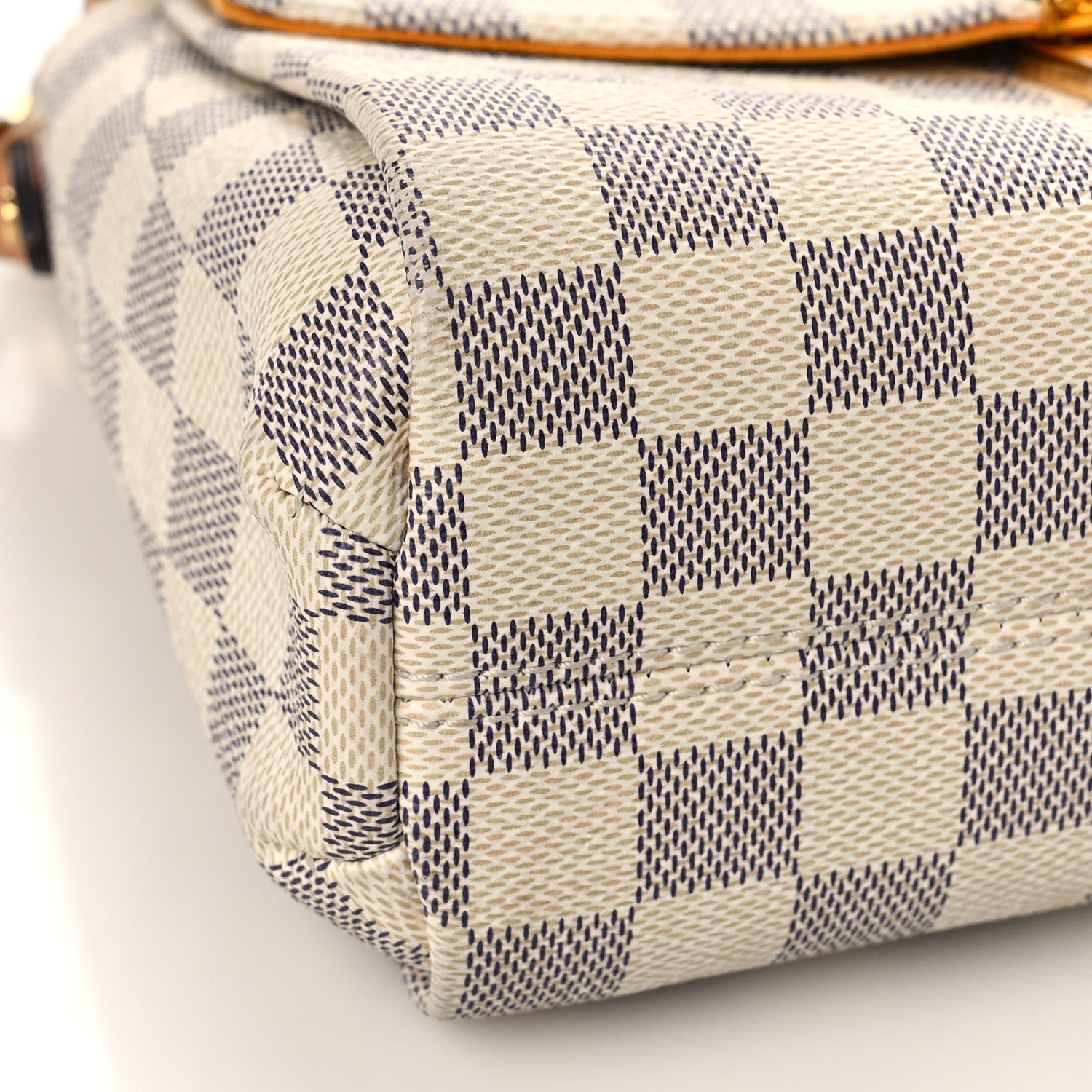 Louis Vuitton Damier Azur Braided Croisette Rose 7 of 12