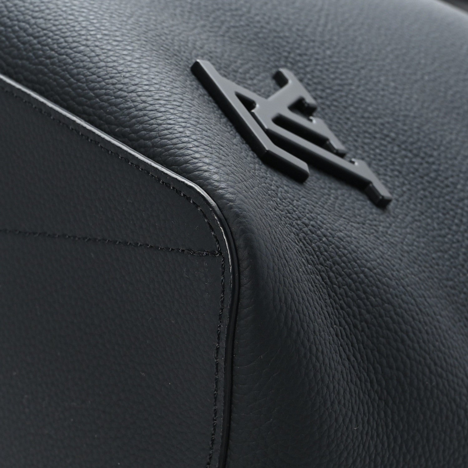 Louis Vuitton Calfskin Aerogram Lockit Tote Black 10 of 10