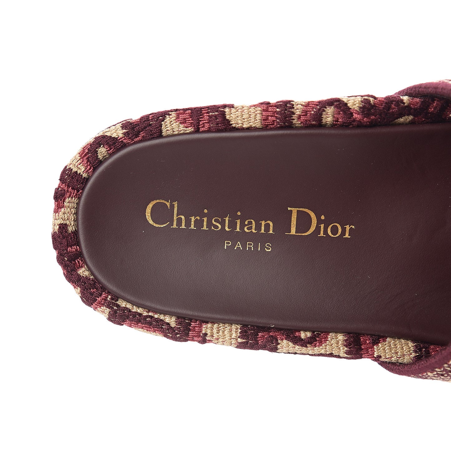 Oblique D-Way Platform Sandal 35 Deep Amaranth