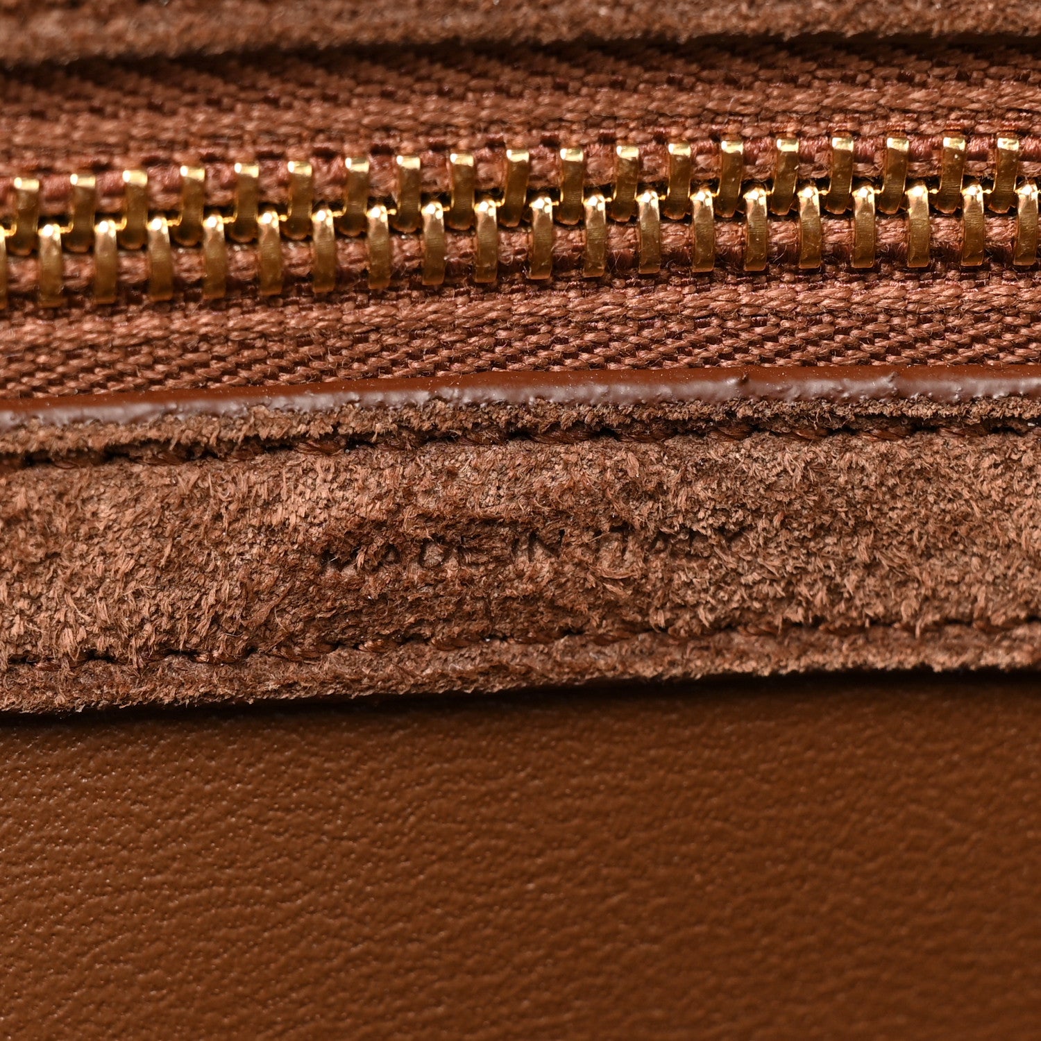 Celine Suede Medium Conti Brown 7 of 14