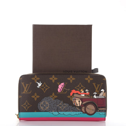 Louis Vuitton Monogram 2015 Christmas Animation Zippy Wallet Hibiscus 8 of 8