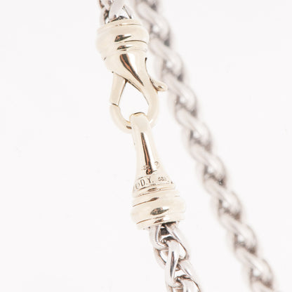David Yurman Sterling Silver 14K Yellow Gold 6mm Wheat Chain Necklace 4 of 4