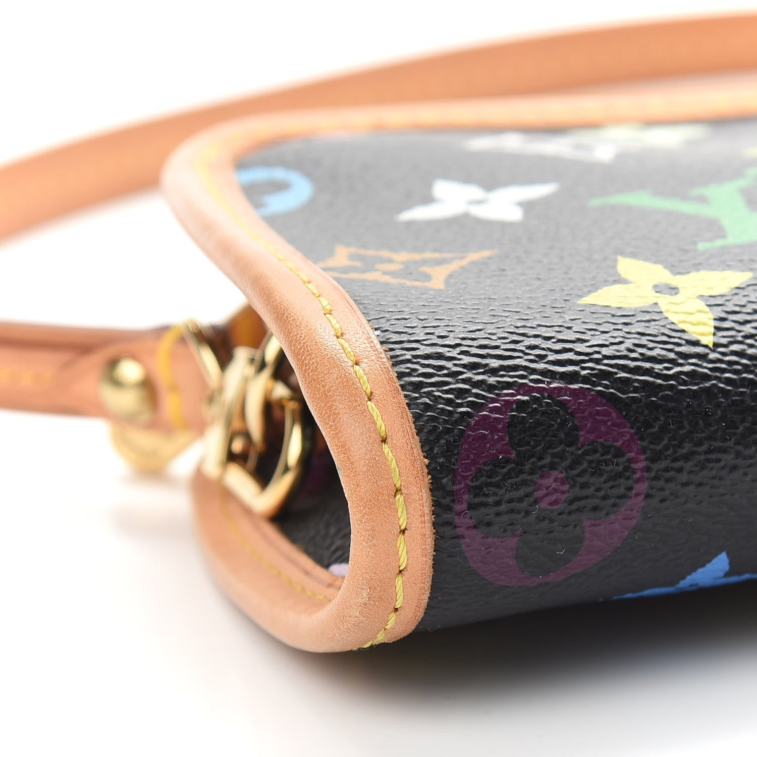 Louis Vuitton Monogram Multicolor Shirley Black 7 of 8