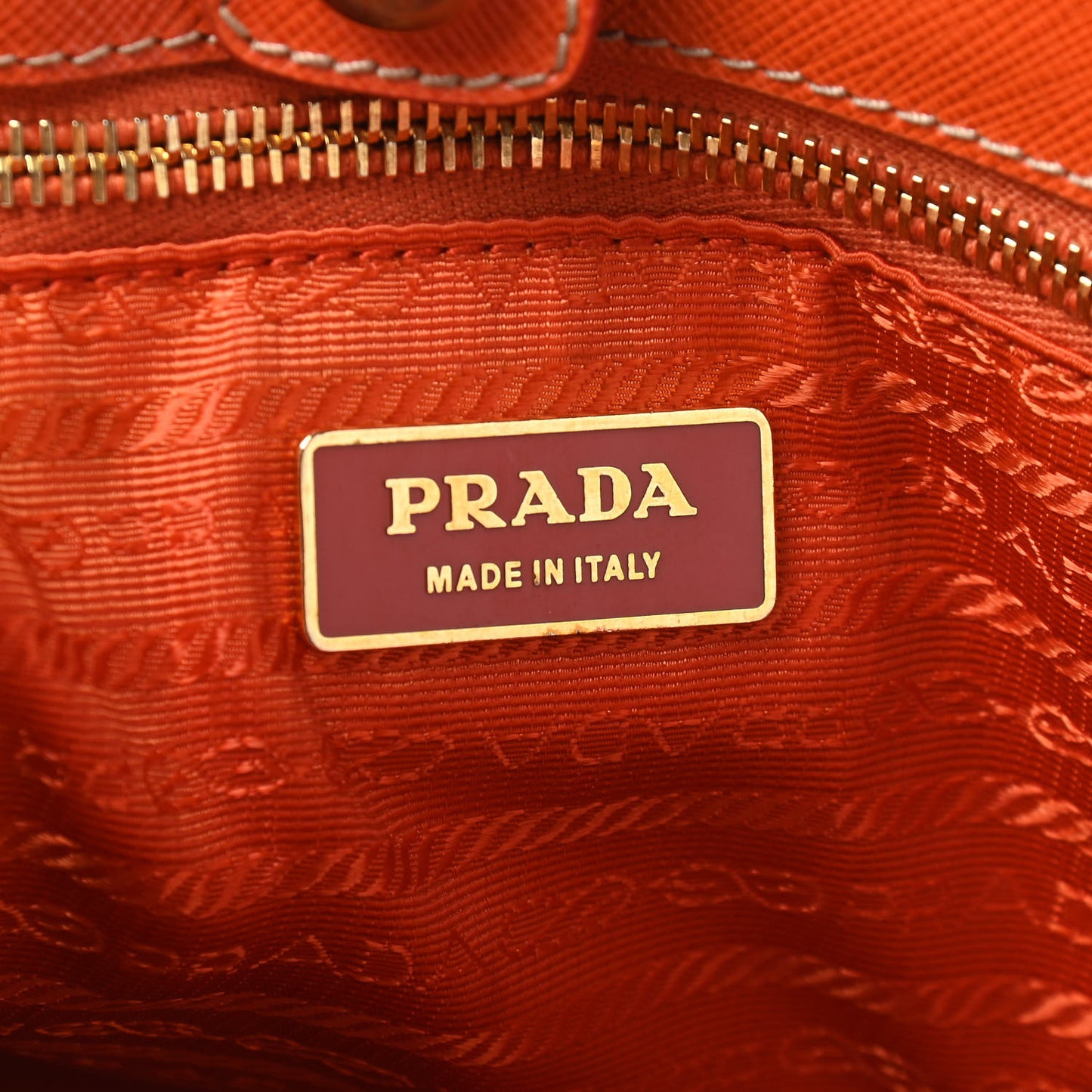 Saffiano Lux Large Tote Papaya