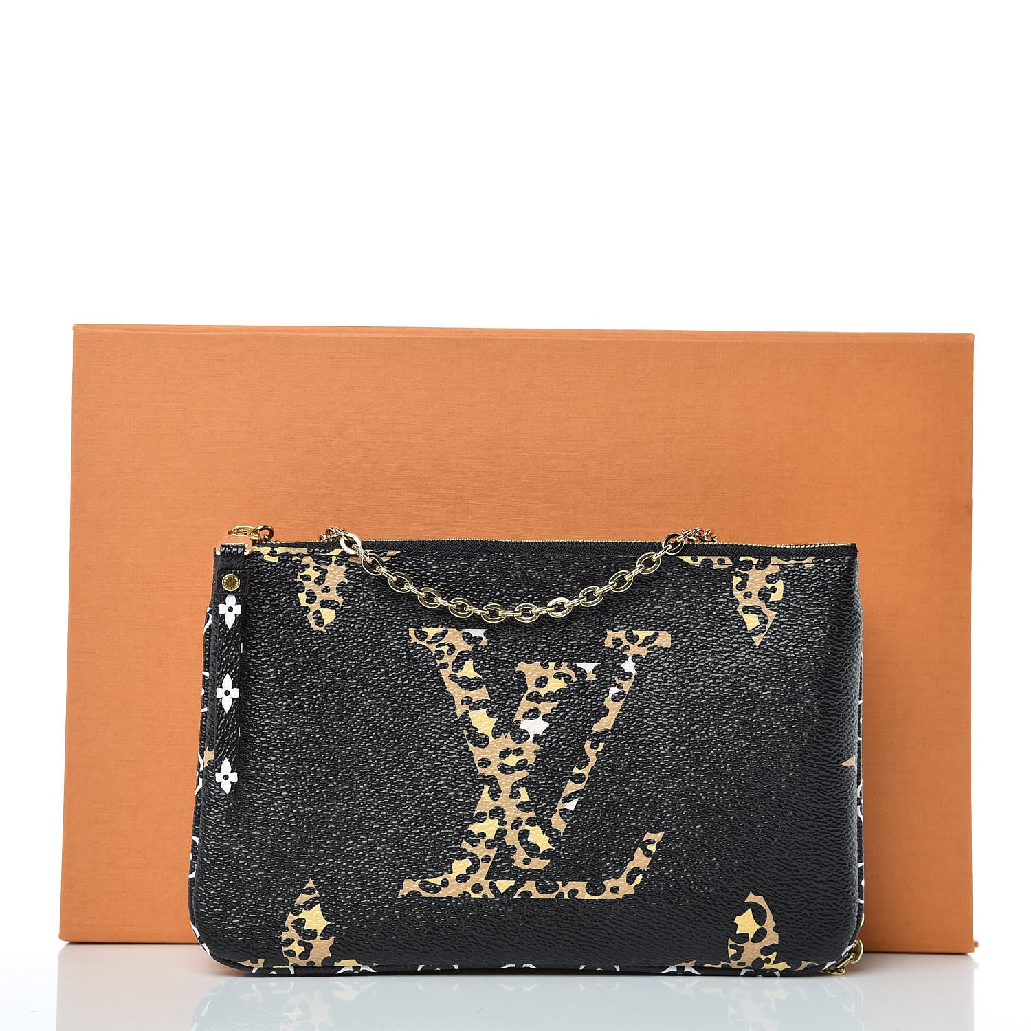 Louis Vuitton Monogram Giant Jungle Pochette Double Zip Black 10 of 10