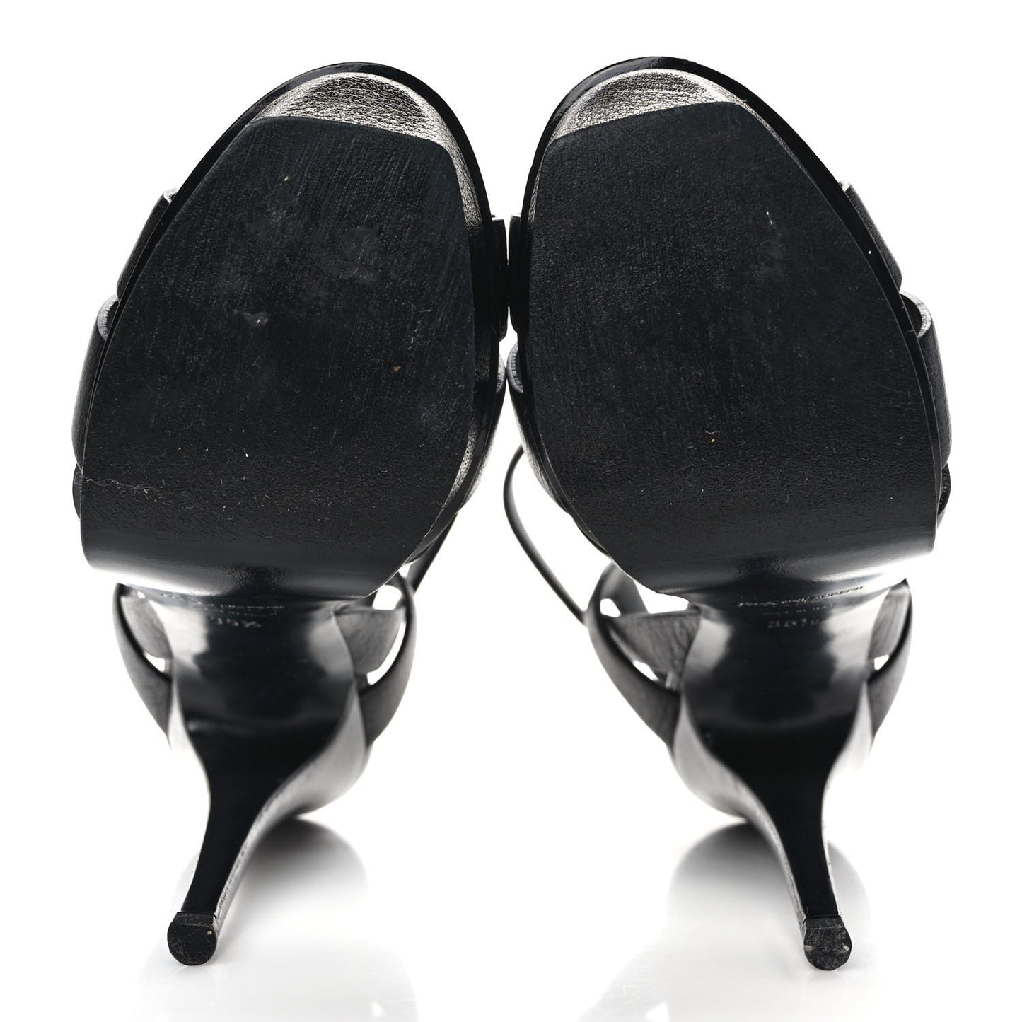 Goatskin Tribute 105 Platform Sandals 35.5 Black