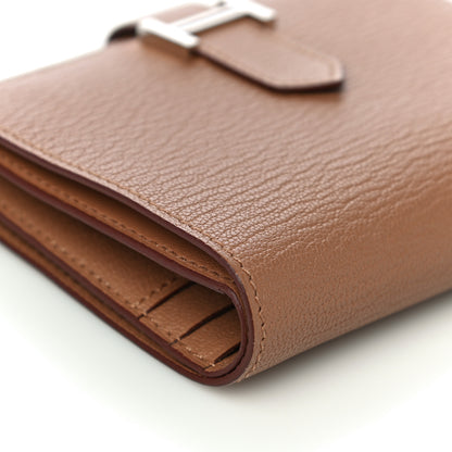 Hermes Chevre Mysore Bearn Compact Wallet Quebracho 9 of 11