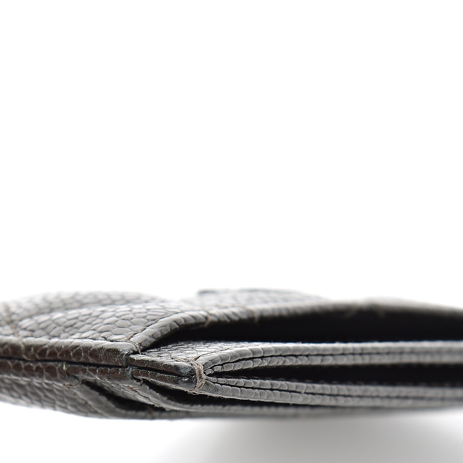 Chanel Caviar Quilted Card Holder Dark Charcoal 11 of 13