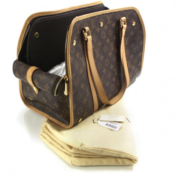 Monogram Baxter PM Dog Pet Carrier