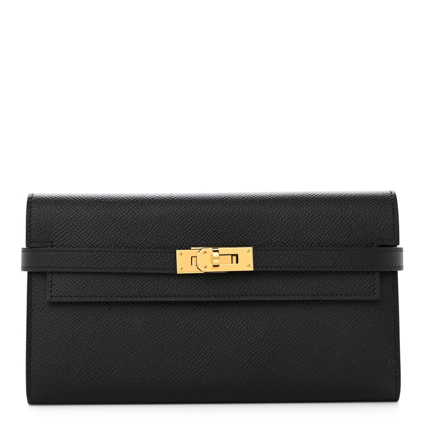 Epsom Kelly Longue Wallet Black