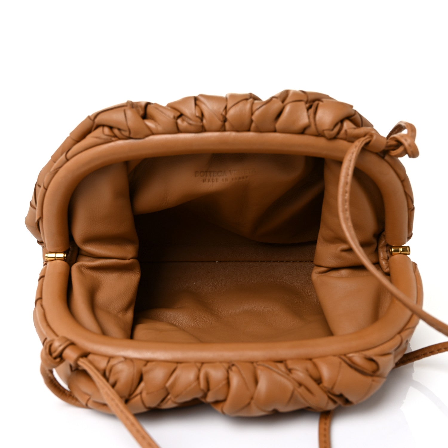 Bottega Veneta Nappa Intrecciato The Mini Pouch Carmel 4 of 7