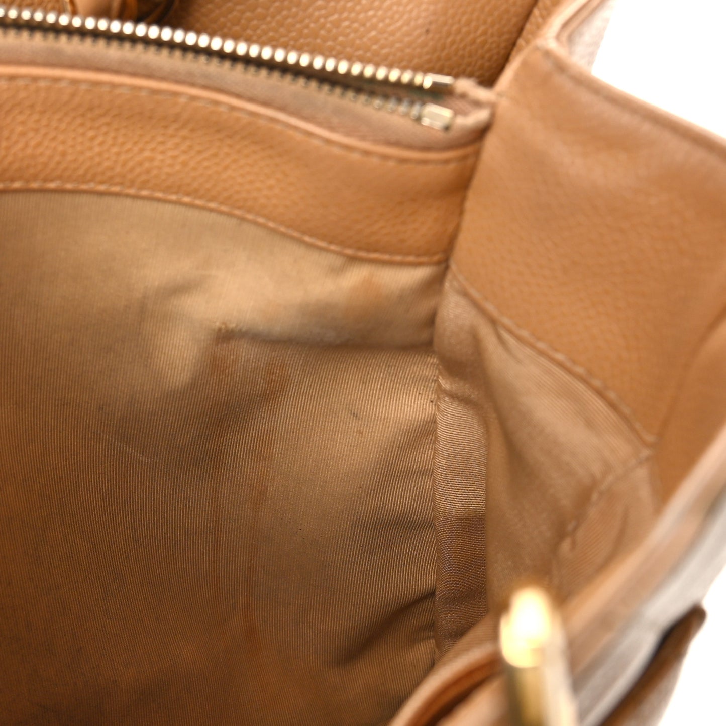 Caviar Quilted Grand Shopping Tote GST Beige Clair