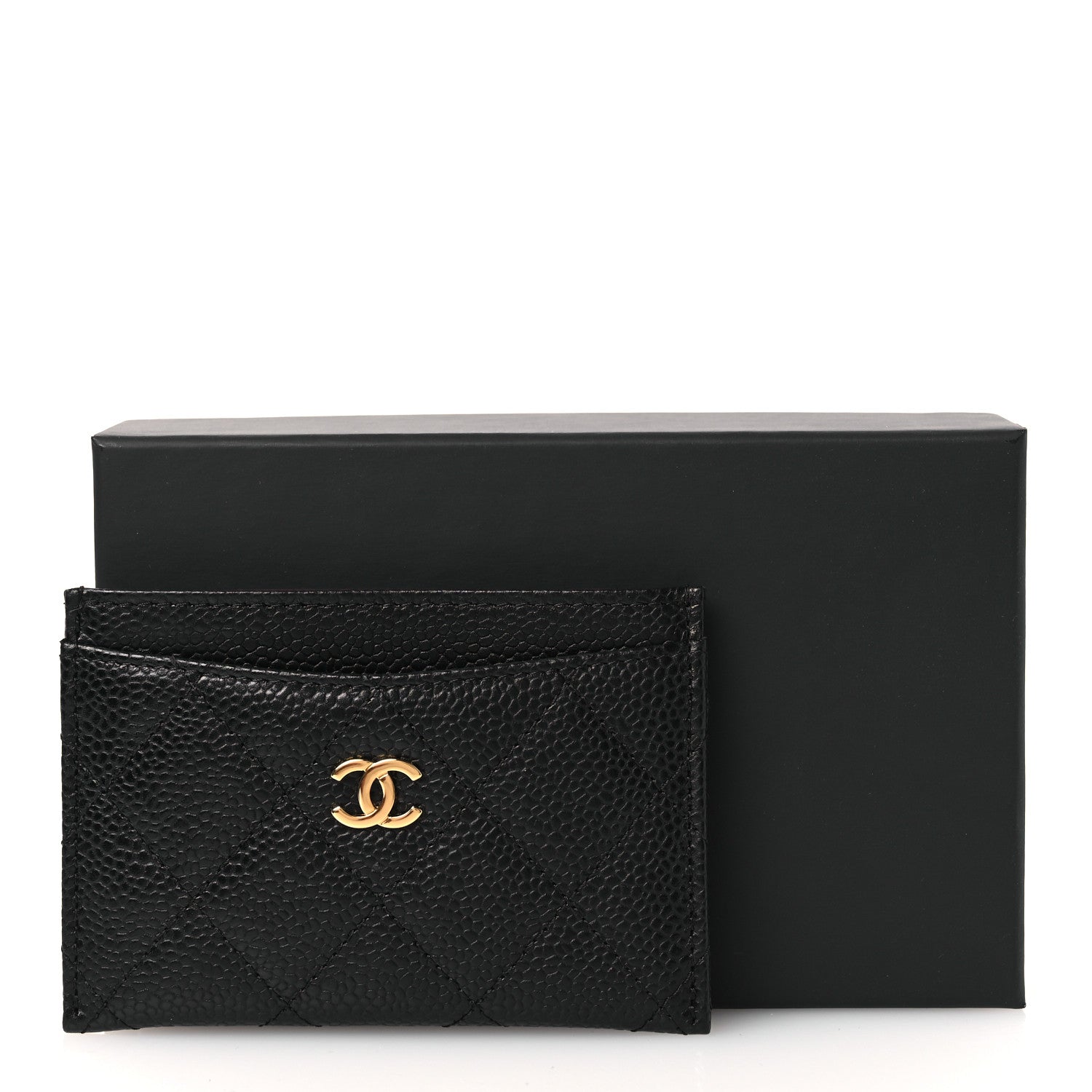 Chanel Caviar Quilted Card Holder Black 18 of 18