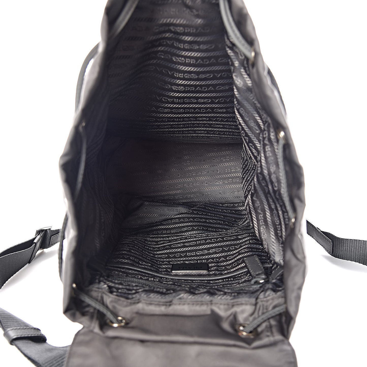 Nylon Vela Medium Cinch Backpack Ardesia