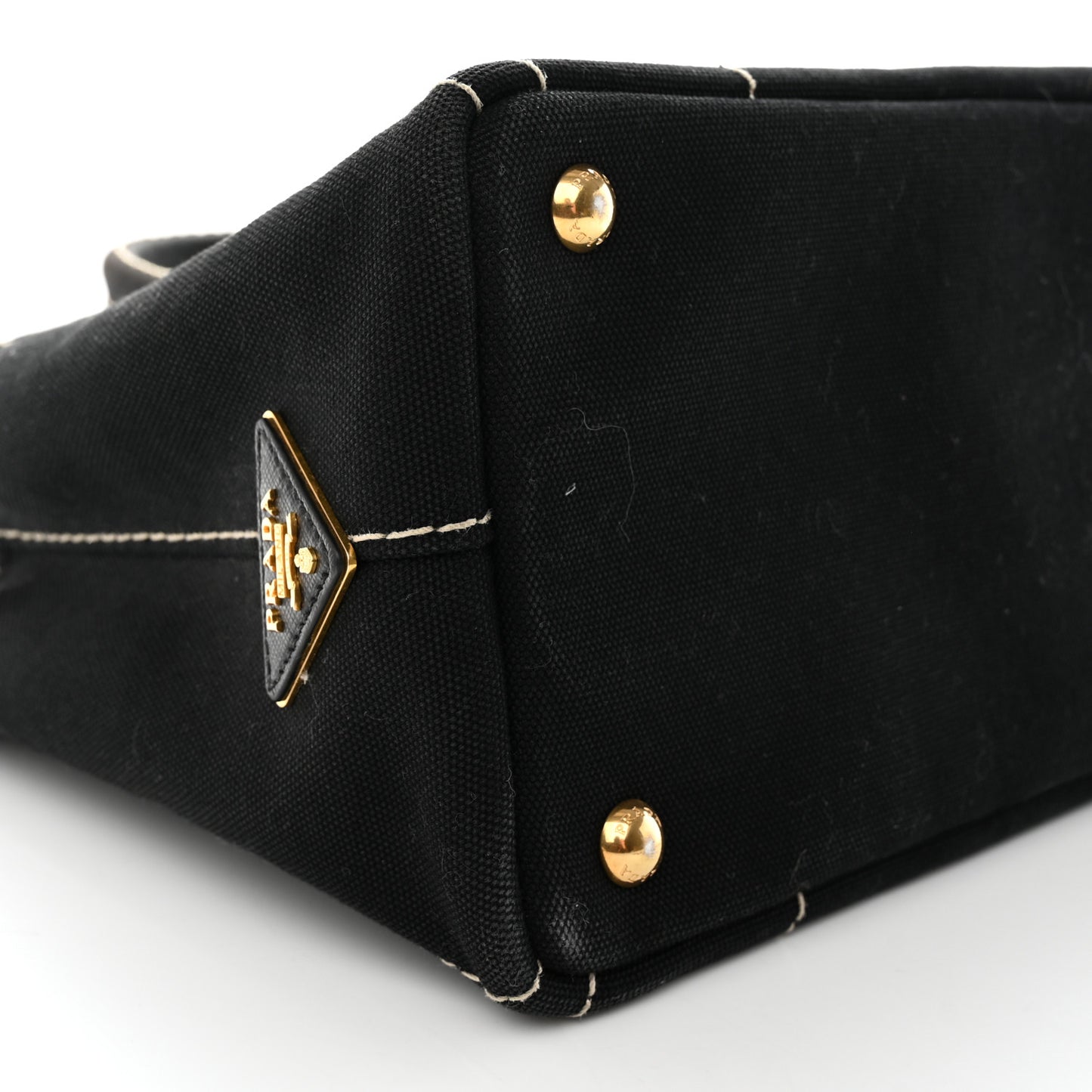 Canapa Small Logo Tote Black Talco