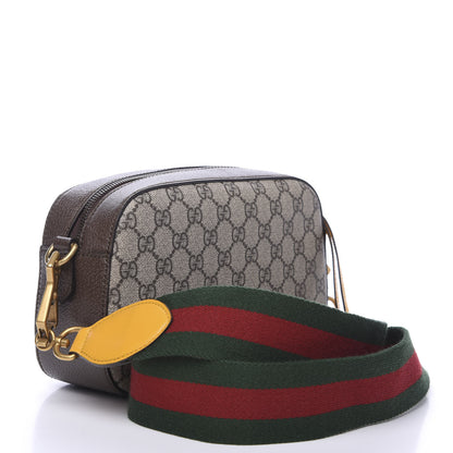 Gucci GG Supreme Monogram Web Neo Vintage Shoulder Bag Beige New Acero Crop 2 of 10