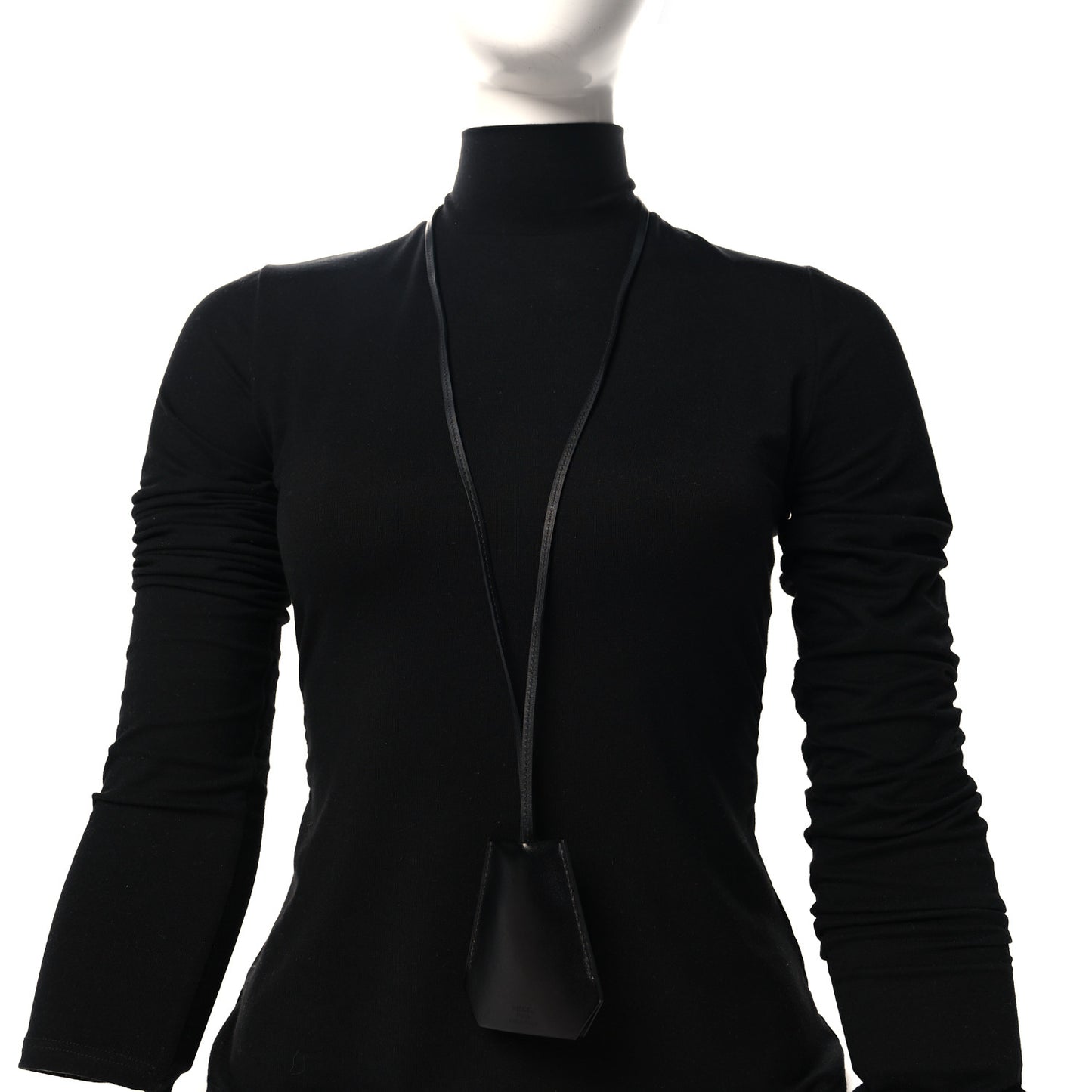 Box Clochette Long Necklace Black