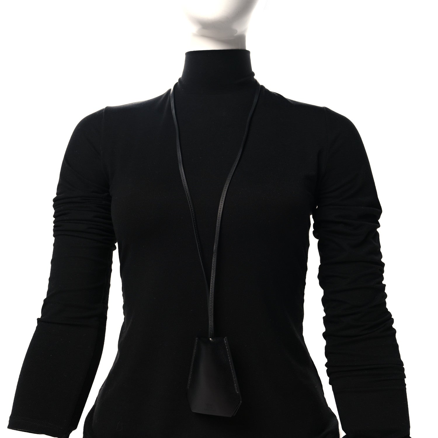 Hermes Box Clochette Long Necklace Black 2 of 5