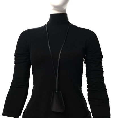 Hermes Box Clochette Long Necklace Black 2 of 5