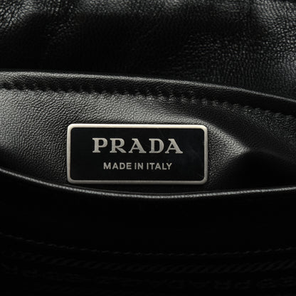 Prada Nappa Triangle Stitched Small Spectrum Bag Black 8 of 18