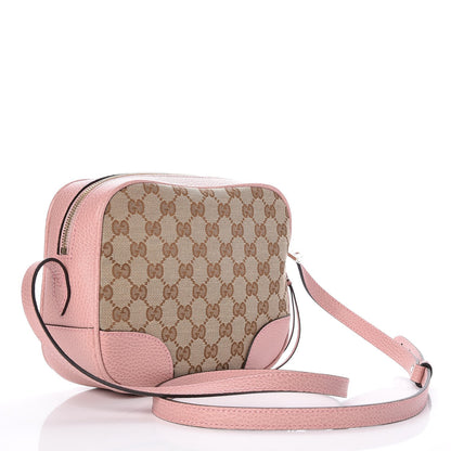Gucci Monogram Mini Bree Messenger Bag Beige Soft Pink 3 of 7