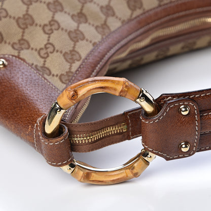 Gucci Monogram Bamboo Ring Hobo Brown 16 of 16