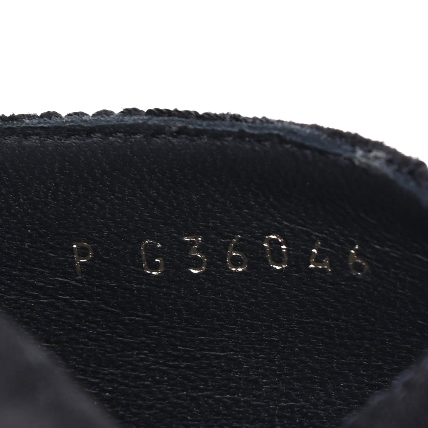 Suede Grosgrain Cap Toe CC Ankle Strap Pumps 39 Black