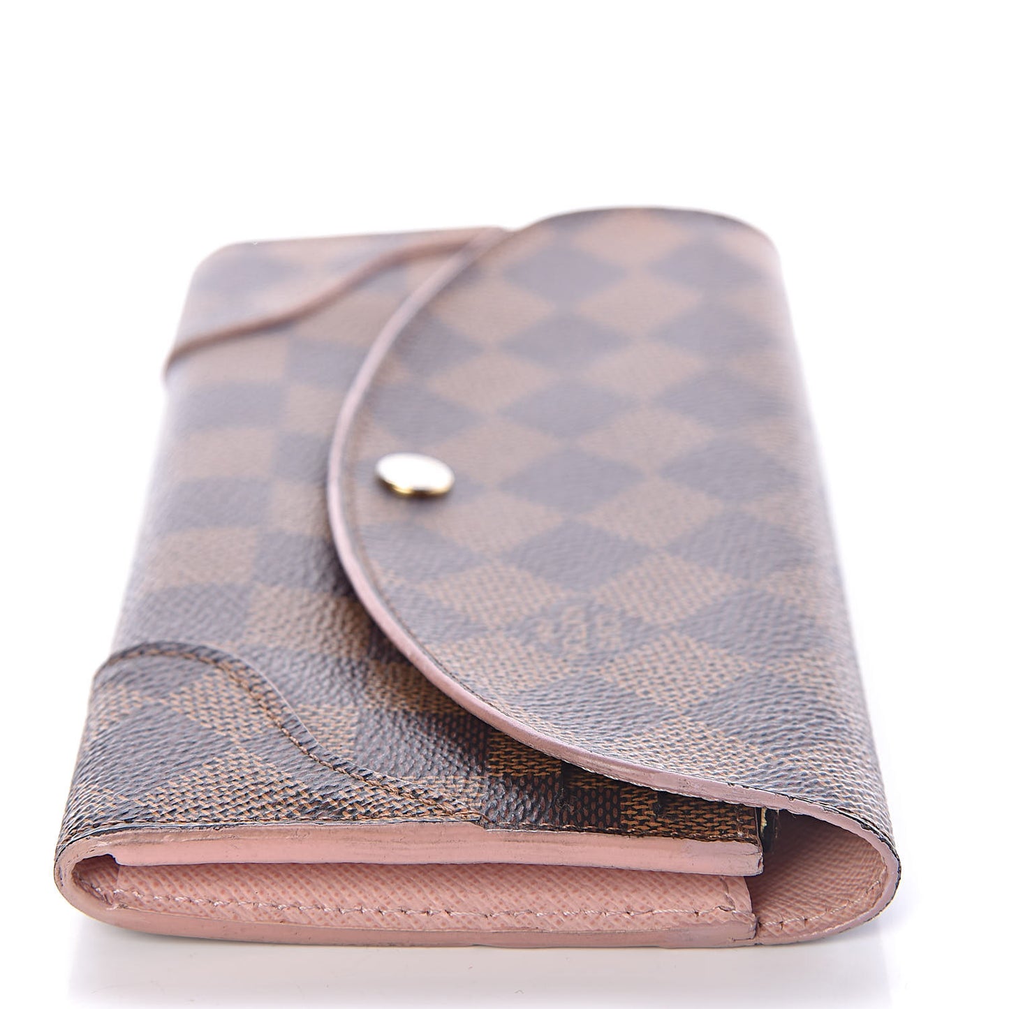 Damier Ebene Caissa Wallet Rose Ballerine