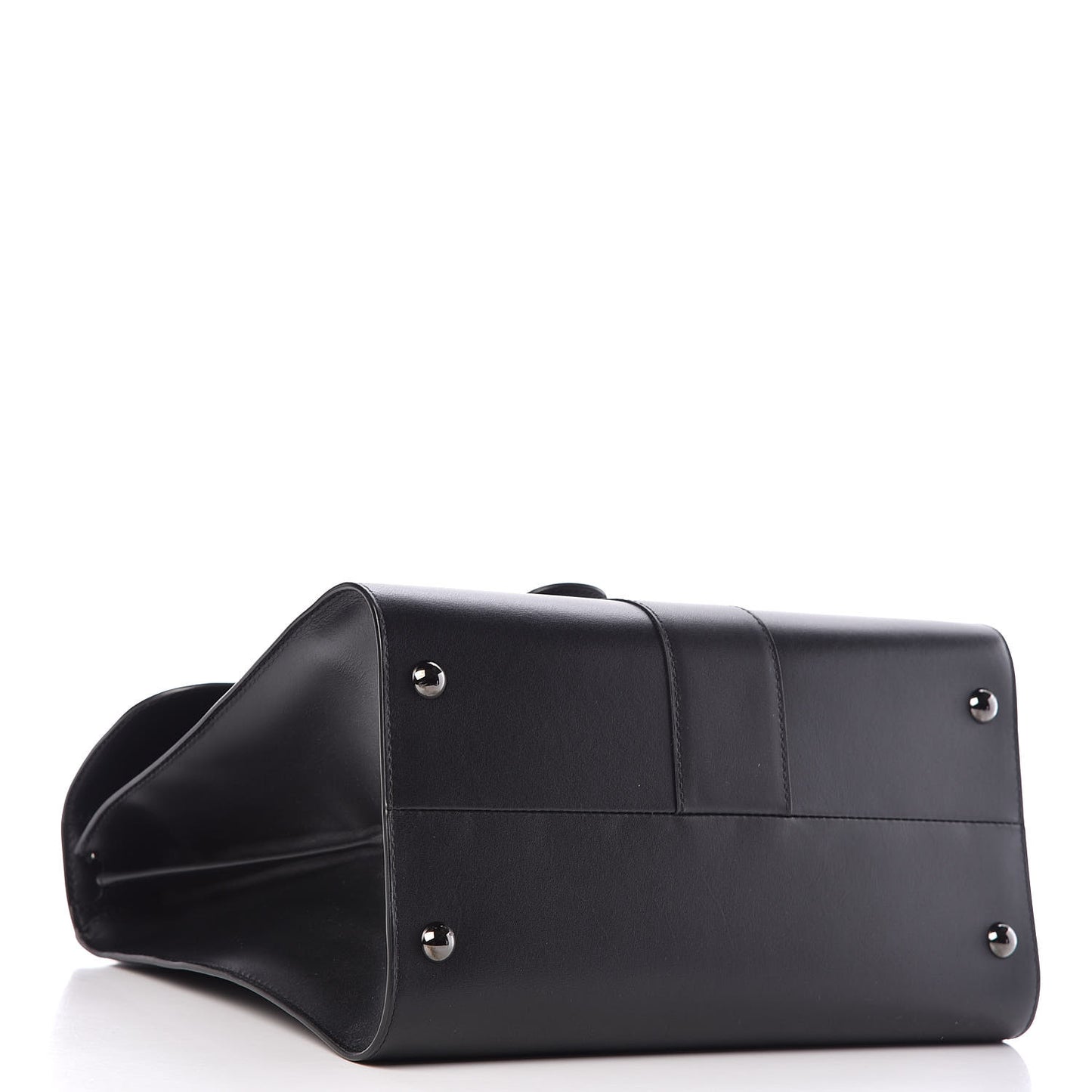Calfskin MM L'Humour Brillant Satchel Black