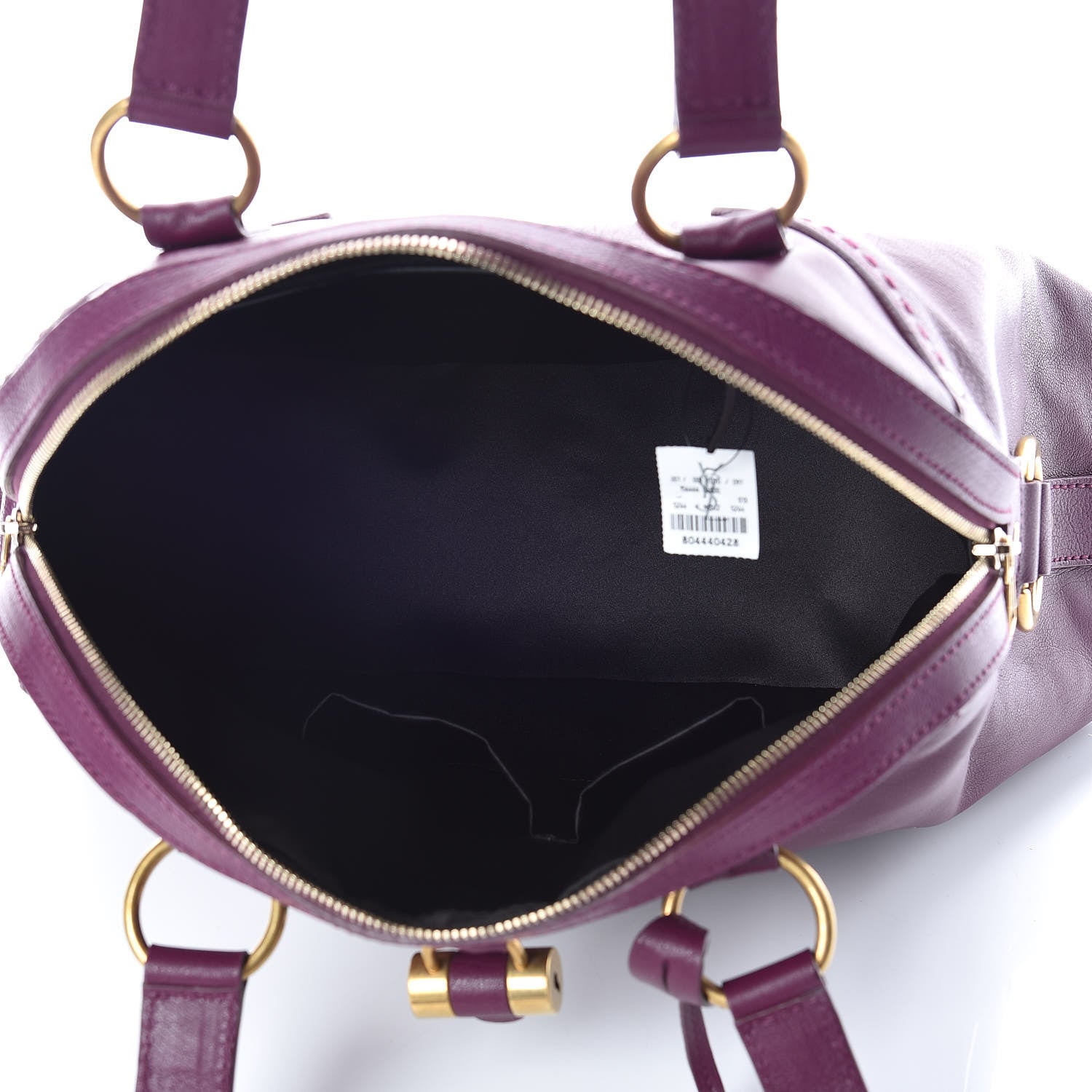 Saint Laurent Calfskin Large Muse Magenta 5 of 9