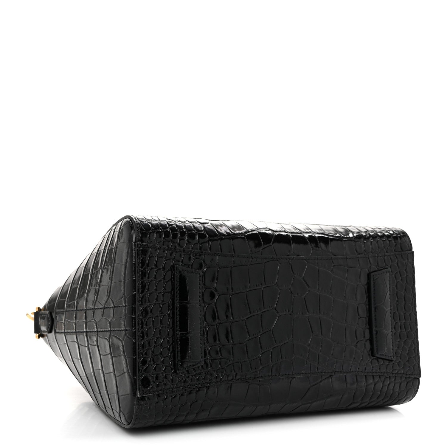 Givenchy Calfskin Crocodile Embossed Small Antigona Black 4 of 12