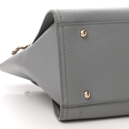 Chanel Caviar Studded Small Deauville Tote Grey 9 of 10