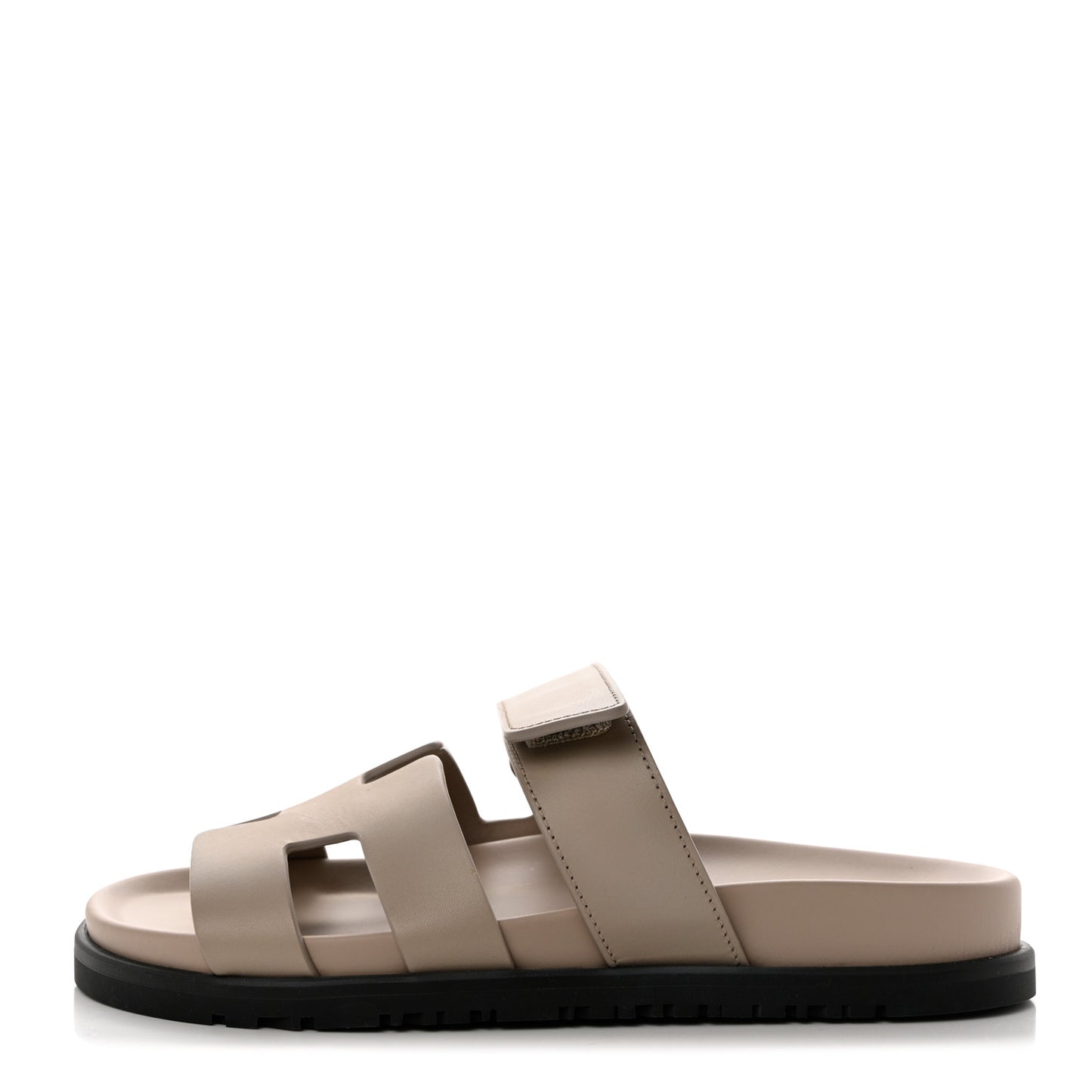 Calfskin Womens Chypre Sandals 35.5 Beige Mastic