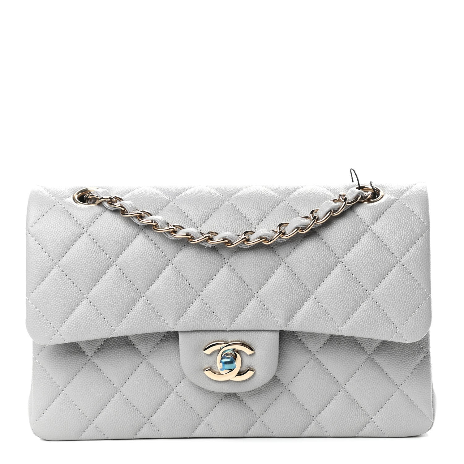 Chanel Caviar Quilted Small Double Flap Grey 1 of 11