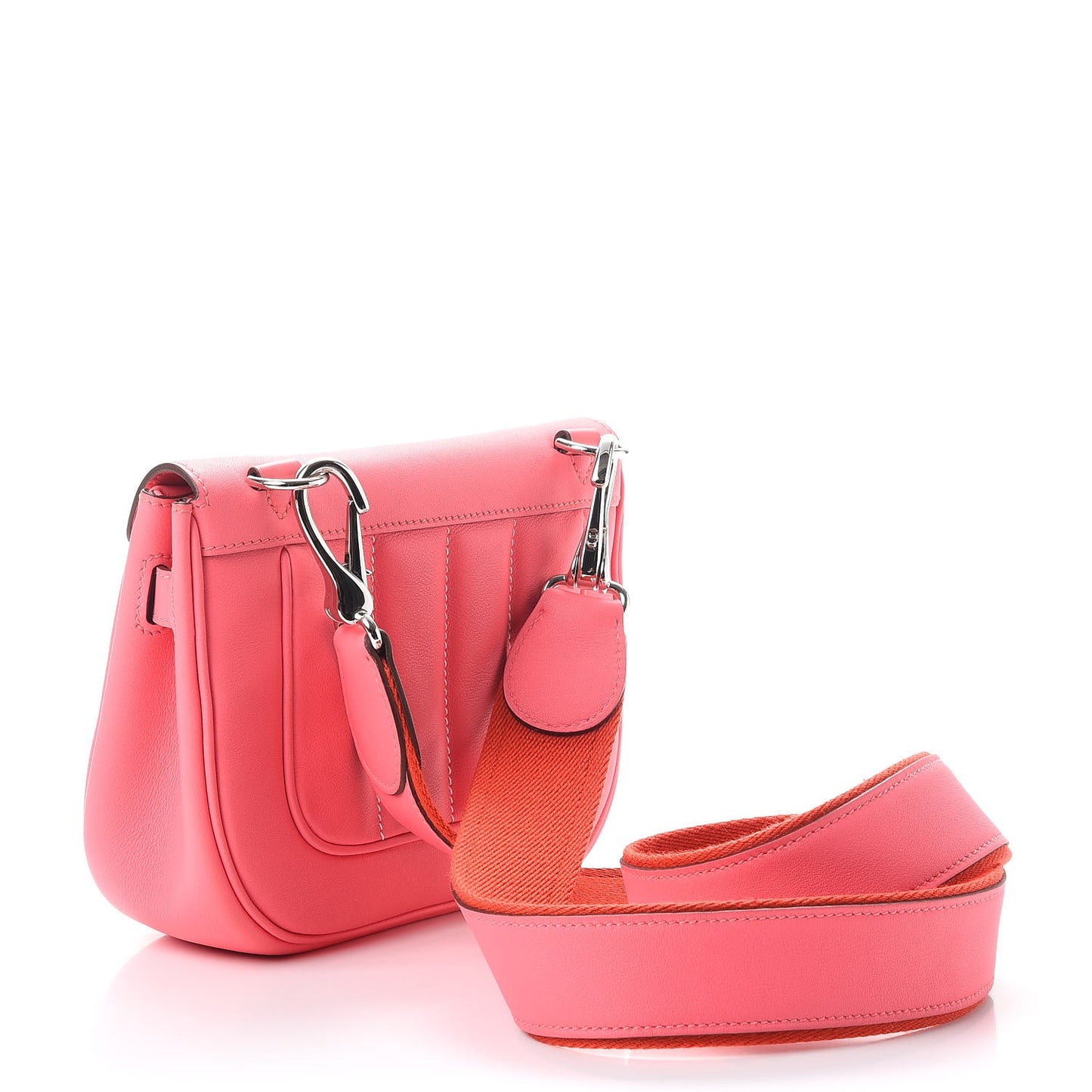 Veau Swift Mini Sac Berline Rose Azalee