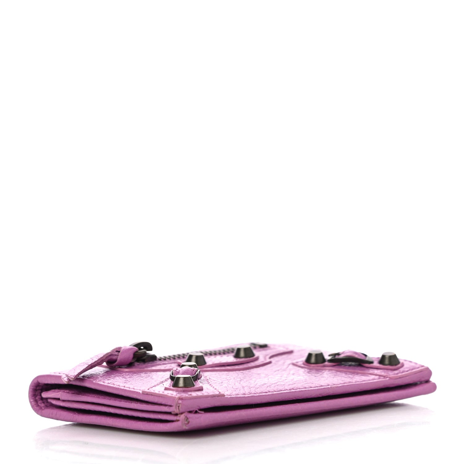 Balenciaga Agneau Classic Hardware Card Case Rose Berlingot 4 of 9